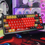 BÀN PHÍM CƠ ATTACK SHARK X85 PRO MULTI MODES PC X PBT ENGRAVED ASUKA LANGLEY SORYU VERSION 2 STRAWBERRY SWITCH