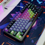 BÀN PHÍM CƠ ATTACK SHARK X85 PRO MULTI MODES PC X PBT ENGRAVED EVANGELION UNIT-01 VERSION 1 STRAWBERRY SWITCH