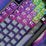 BÀN PHÍM CƠ ATTACK SHARK X85 PRO MULTI MODES PC X PBT ENGRAVED EVANGELION UNIT-01 VERSION 1 STRAWBERRY SWITCH