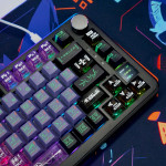 BÀN PHÍM CƠ ATTACK SHARK X85 PRO MULTI MODES PC X PBT ENGRAVED EVANGELION UNIT-01 VERSION 2 STRAWBERRY SWITCH