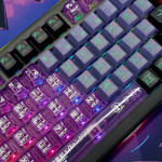 BÀN PHÍM CƠ ATTACK SHARK X85 PRO MULTI MODES PC X PBT ENGRAVED EVANGELION UNIT-01 VERSION 2 STRAWBERRY SWITCH