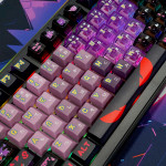 BÀN PHÍM CƠ ATTACK SHARK X85 PRO MULTI MODES PC X PBT ENGRAVED GENGAR VERSION 1 STRAWBERRY SWITCH