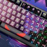 BÀN PHÍM CƠ ATTACK SHARK X85 PRO MULTI MODES PC X PBT ENGRAVED GENGAR VERSION 1 STRAWBERRY SWITCH