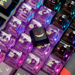 BÀN PHÍM CƠ ATTACK SHARK X85 PRO MULTI MODES PC X PBT ENGRAVED GENGAR VERSION 1 STRAWBERRY SWITCH