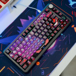 BÀN PHÍM CƠ ATTACK SHARK X85 PRO MULTI MODES PC X PBT ENGRAVED GENGAR VERSION 2 STRAWBERRY SWITCH