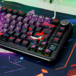 BÀN PHÍM CƠ ATTACK SHARK X85 PRO MULTI MODES PC X PBT ENGRAVED GENGAR VERSION 2 STRAWBERRY SWITCH