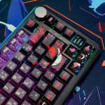 BÀN PHÍM CƠ ATTACK SHARK X85 PRO MULTI MODES PC X PBT ENGRAVED GENGAR VERSION 2 STRAWBERRY SWITCH