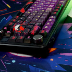 BÀN PHÍM CƠ ATTACK SHARK X85 PRO MULTI MODES PC X PBT ENGRAVED GENGAR VERSION 2 STRAWBERRY SWITCH
