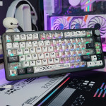 BÀN PHÍM CƠ ATTACK SHARK X85 PRO MULTI MODES PC X PBT ENGRAVED STREAM X VERSION 1 STRAWBERRY SWITCH