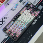 BÀN PHÍM CƠ ATTACK SHARK X85 PRO MULTI MODES PC X PBT ENGRAVED STREAM X VERSION 2 STRAWBERRY SWITCH