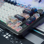 BÀN PHÍM CƠ ATTACK SHARK X85 PRO MULTI MODES PC X PBT ENGRAVED STREAM X VERSION 2 STRAWBERRY SWITCH