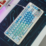BÀN PHÍM CƠ ATTACK SHARK X85 PRO MULTI MODES PC X PBT ENGRAVED AYANAMI REI VERSION 2 STRAWBERRY SWITCH