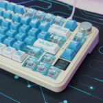 BÀN PHÍM CƠ ATTACK SHARK X85 PRO MULTI MODES PC X PBT ENGRAVED AYANAMI REI VERSION 2 STRAWBERRY SWITCH