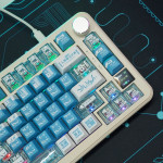 BÀN PHÍM CƠ ATTACK SHARK X85 PRO MULTI MODES PC X PBT ENGRAVED AYANAMI REI VERSION 2 STRAWBERRY SWITCH