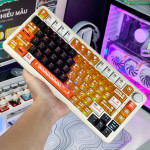 BÀN PHÍM CƠ ATTACK SHARK X85 PRO MULTI MODES PC X PBT ENGRAVED WANDERING PLAN VERSION 1 STRAWBERRY SWITCH