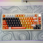 BÀN PHÍM CƠ ATTACK SHARK X85 PRO MULTI MODES PC X PBT ENGRAVED WANDERING PLAN VERSION 1 STRAWBERRY SWITCH