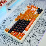 BÀN PHÍM CƠ ATTACK SHARK X85 PRO MULTI MODES PC X PBT ENGRAVED WANDERING PLAN VERSION 1 STRAWBERRY SWITCH