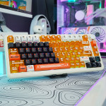 BÀN PHÍM CƠ ATTACK SHARK X85 PRO MULTI MODES PC X PBT ENGRAVED WANDERING PLAN VERSION 1 STRAWBERRY SWITCH