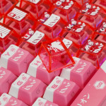 BÀN PHÍM CƠ ATTACK SHARK X85 PRO MULTI MODES PC X PBT ENGRAVED MARI MAKINAMI VERSION 1 STRAWBERRY SWITCH
