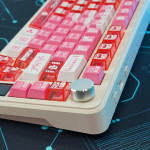 BÀN PHÍM CƠ ATTACK SHARK X85 PRO MULTI MODES PC X PBT ENGRAVED MARI MAKINAMI VERSION 2 STRAWBERRY SWITCH