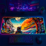 LÓT CHUỘT LED RGB 80×30 TROPICAL ASTRONUAT