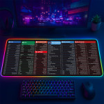 LÓT CHUỘT LED RGB 80×30 CÔNG THỨC ĐEN