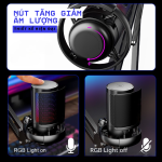 MICROPHONE SHOUFEI ME6S RGB ĐEN BẢN KẸP BÀN