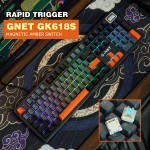 BÀN PHÍM CƠ RAPPID TRIGGER GNET GK618S RGB MAGNETIC AMBER SWITCH