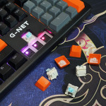 BÀN PHÍM CƠ RAPPID TRIGGER GNET GK618S RGB MAGNETIC AMBER SWITCH