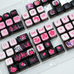 BỘ KEYCAP PUDDING SIDE TRANSPARENT GENSHIN YAE MIKO (PBT/SAX PROFILE/125 PHÍM)