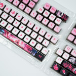 BỘ KEYCAP PUDDING SIDE TRANSPARENT GENSHIN YAE MIKO (PBT/SAX PROFILE/125 PHÍM)