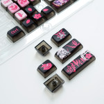 BỘ KEYCAP PUDDING SIDE TRANSPARENT GENSHIN YAE MIKO (PBT/SAX PROFILE/125 PHÍM)