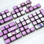 BỘ KEYCAP PUDDING SIDE TRANSPARENT GENSHIN KEQING (PBT/SAX PROFILE/125 PHÍM)