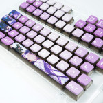 BỘ KEYCAP PUDDING SIDE TRANSPARENT GENSHIN KEQING (PBT/SAX PROFILE/125 PHÍM)