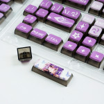 BỘ KEYCAP PUDDING SIDE TRANSPARENT GENSHIN KEQING (PBT/SAX PROFILE/125 PHÍM)