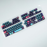 BỘ KEYCAP PUDDING SIDE TRANSPARENT ROBOT BUNNY (PBT/SAX PROFILE/125 PHÍM)