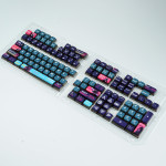 BỘ KEYCAP PUDDING SIDE TRANSPARENT ROBOT BUNNY (PBT/SAX PROFILE/125 PHÍM)