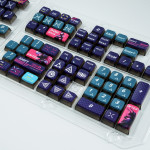 BỘ KEYCAP PUDDING SIDE TRANSPARENT ROBOT BUNNY (PBT/SAX PROFILE/125 PHÍM)