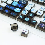BỘ KEYCAP PUDDING SIDE TRANSPARENT GENSHIN KAMISATO AYAKA (PBT/SAX PROFILE/125 PHÍM)