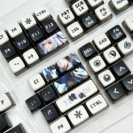 BỘ KEYCAP PUDDING SIDE TRANSPARENT HONKAI JINGLIU (PBT/SAX PROFILE/125 PHÍM)