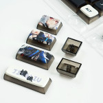 BỘ KEYCAP PUDDING SIDE TRANSPARENT HONKAI JINGLIU (PBT/SAX PROFILE/125 PHÍM)