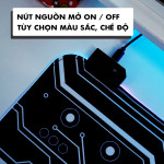 LÓT CHUỘT LED RGB 80×30 GAME PAD BLACK ASTRONUAT