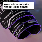 LÓT CHUỘT LED RGB 80×30 GAME PAD BLACK ASTRONUAT