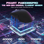 CHUỘT ATTACK SHARK X1 MULTI MODES ĐEN (PAW3395PRO/53G)