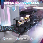 CHUỘT ATTACK SHARK X1 MULTI MODES TRẮNG (PAW3395PRO/53G)