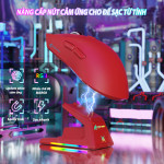 CHUỘT ATTACK SHARK X1 MULTI MODES ĐỎ (PAW3395PRO/53G)