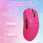 CHUỘT ATTACK SHARK X11SE MULTI MODES BERRY RED (PAW3311/59G)