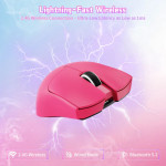 CHUỘT ATTACK SHARK X11SE MULTI MODES BERRY RED (PAW3311/59G)