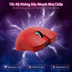CHUỘT ATTACK SHARK X11SE MULTI MODES RED (PAW3311/59G)