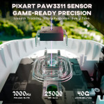 CHUỘT ATTACK SHARK G3 MULTI MODES ĐEN (PAW3311/59G)